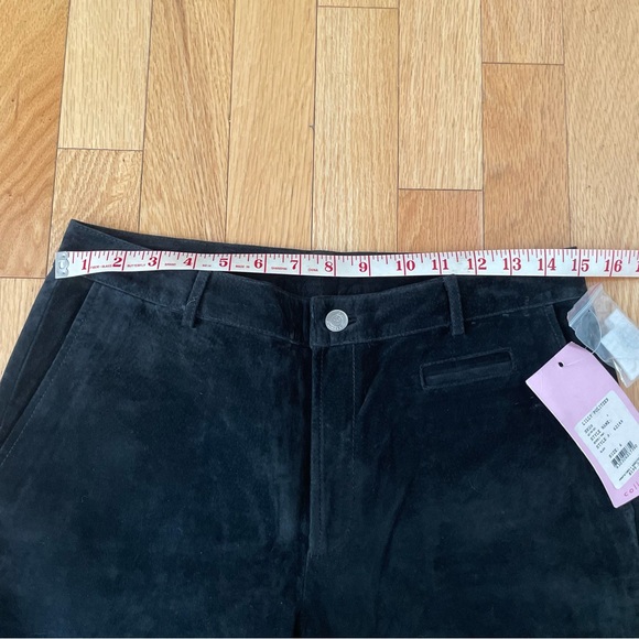 Lily Pulitzer suede washable black high waisted pants NWT size 6 - Picture 13 of 16